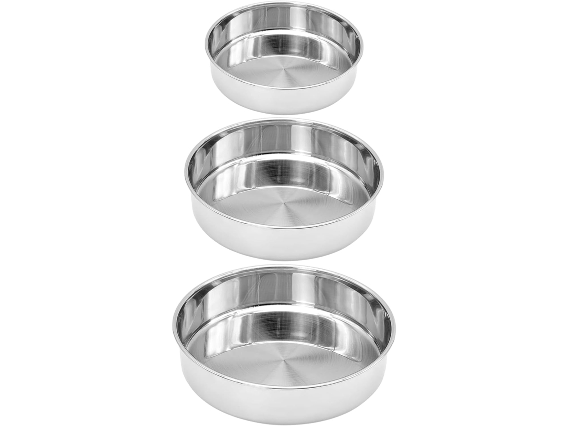 Kit 3 Formas Aço Inox