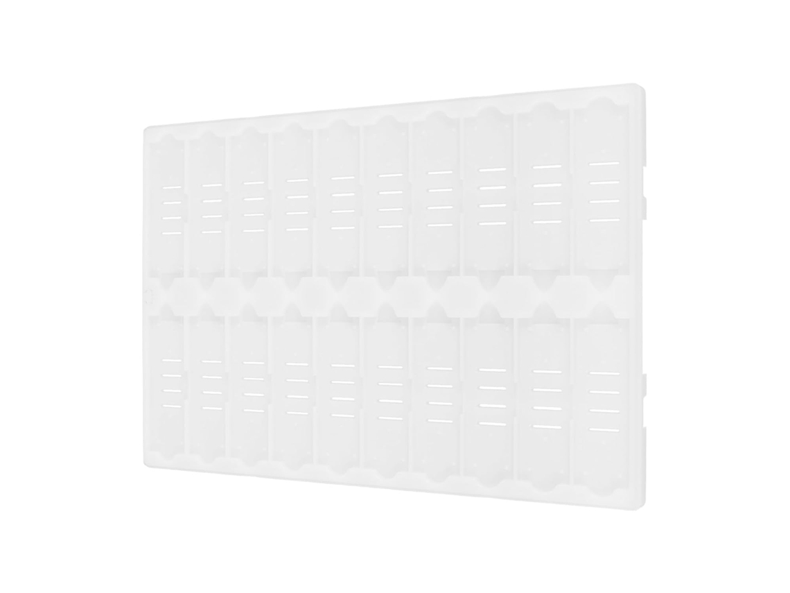 Suporte De Plástico Para 20 Lâminas De Microscópio