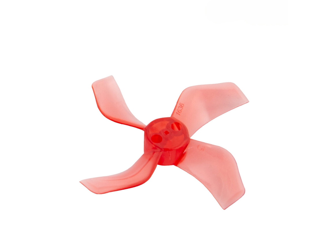 Hélice Gemfan 1636 Clear Blue 4, 1,6x3,6x4, 40mm, 4 Pás, Furo de 1mm, para Drones Rc 1103 e 1105 com Motor Brushless para Corrida Fpv. MDUG