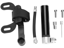 Pompa De Bicicleta Leve - Pomp Portátil De Alumínio - Apropriada Para Rosca França/ee.uu - Pressão Máxima 8,27 Bar - Fácil De Usar - Compacta 9,8 Cm/1