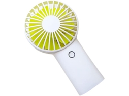 Ventilador Portátil Nova Line, de mão, 4000mAh, mini, recarregável, branco | S/MARCA