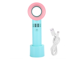 Ventilador Mini Sem Lâmina, Portátil E De Mão, Recarregável Via Usb