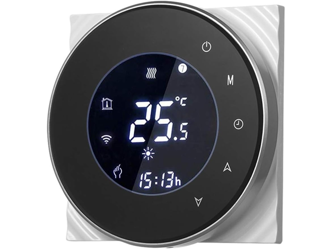 Termostato SFUSHOS LCD para controle de água e gás, semanal