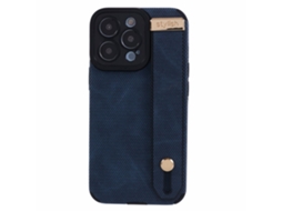 Suporte Casa Para Iphone 13 Pro Pele Sintética Bege