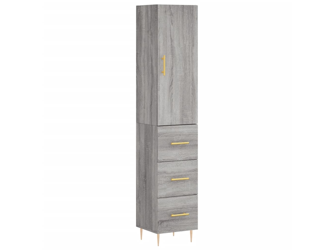 Highboard, Highboards Vidaxl Cinzeto Madeira Processada (n/a)