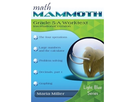Livro Math Mammoth Grade 5-A Worktext, International Version de Maria Miller (Inglês)