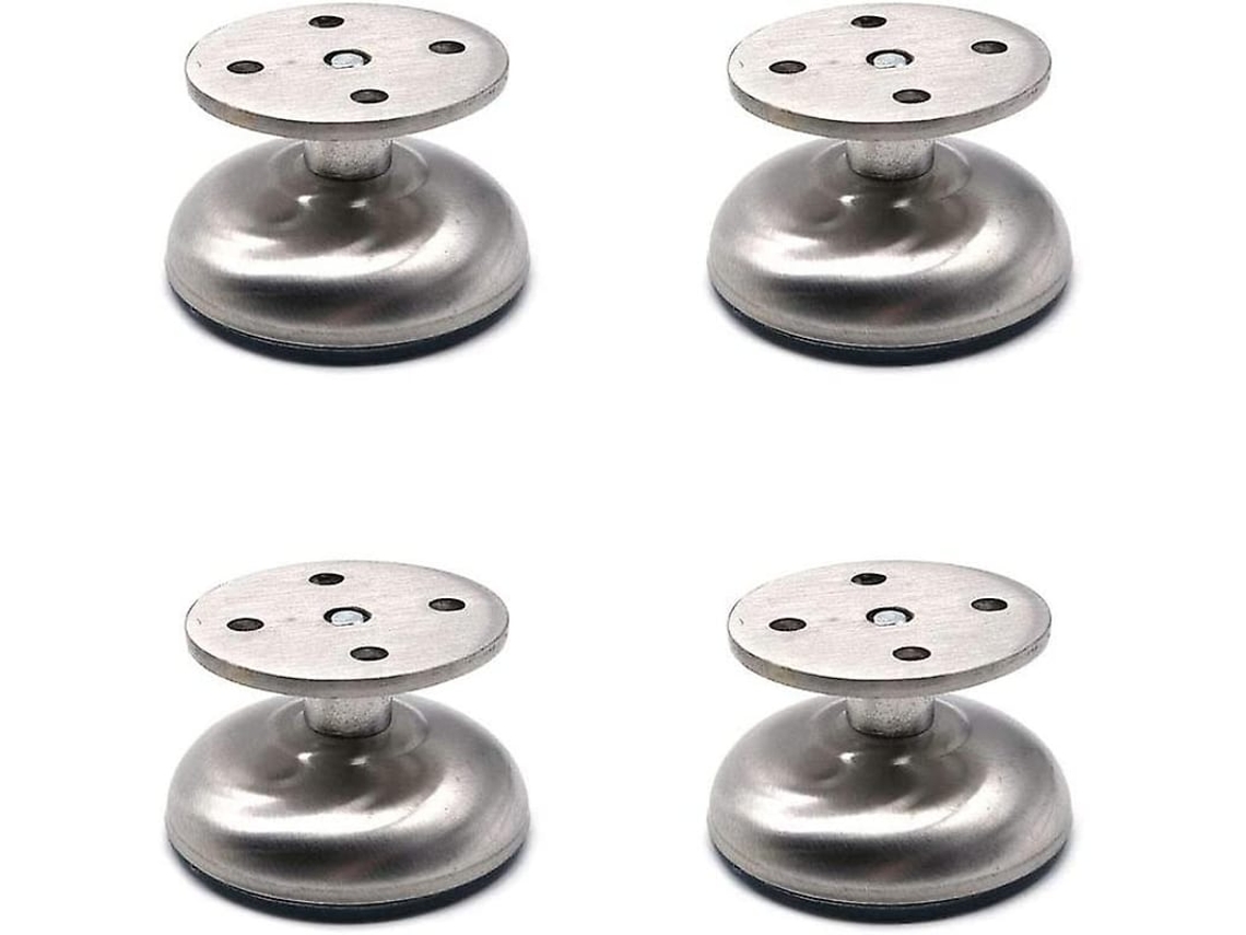Conjunto De 4 Pernas De Móvel Ajustáveis De 1,5 Polegadas, Extra Espessas, Aço Inoxidável