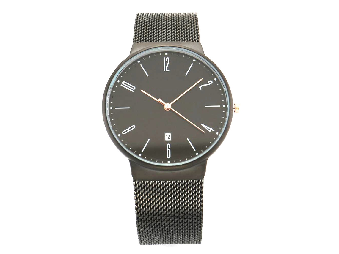 Reloj Hombre Estilo Fashion Resistente Al Agua Con Calendario Cuarzo