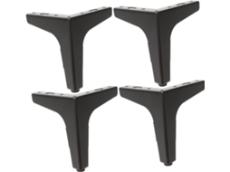 Conjunto De 4 Pés Triangulares Para Sofá, Cômoda E Armário Pés De Suporte Duráveis Para Móveis