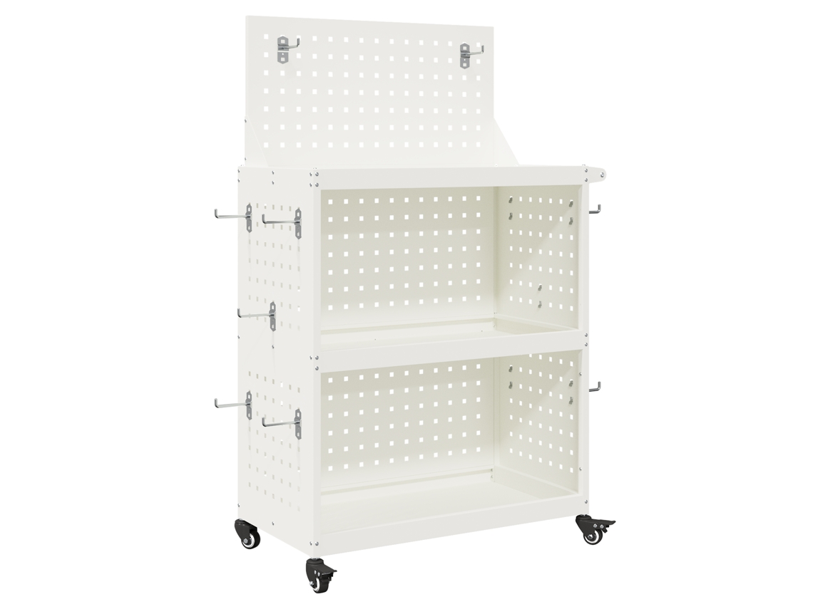 Armários De Ferramentas Vidaxl Branco Aço (65x35x111 Cm)