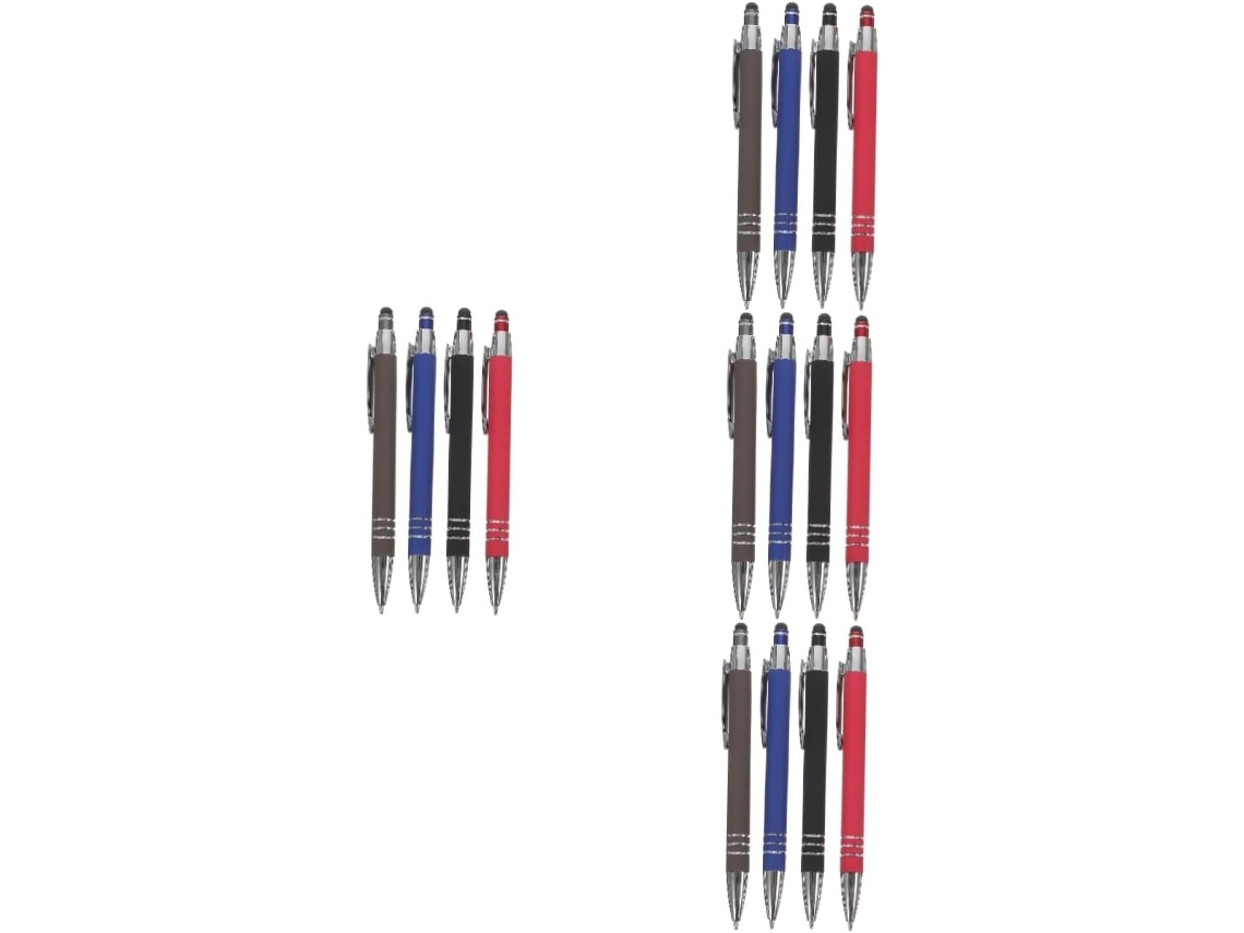 Villcase Conjunto De 4 Canetas Esferográficas, Utensílios Escrita,