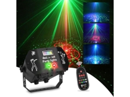 Luz de palco com controle remoto - ZGEER - 60 modos RGB, luz de discoteca controlada por música e estroboscópio, bola de discoteca ZGEER