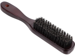 Escova de barba profissional para uso doméstico, com design ergonômico e leve, ideal para salões de beleza.
