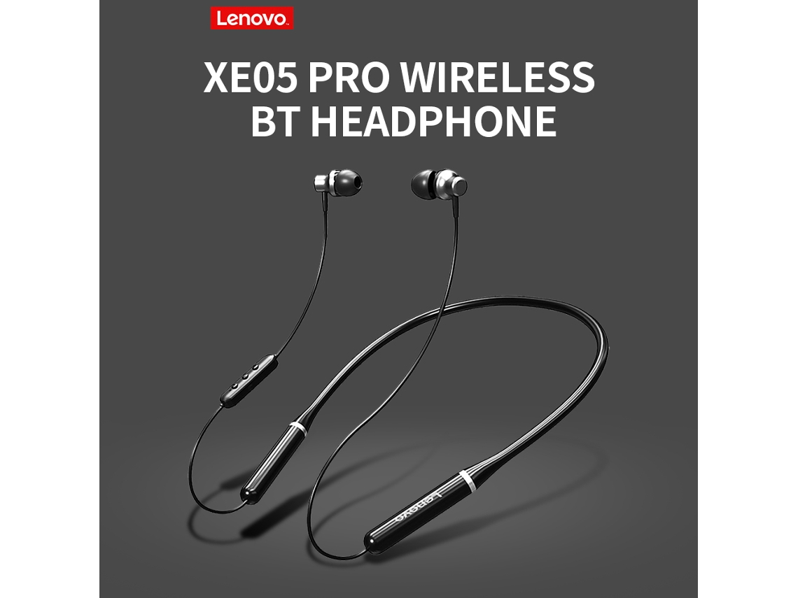 Fone De Ouvido Bluetooth Sem Fio Lenovo Xe05 Pro Intra-auricular Esportivo Com Colar