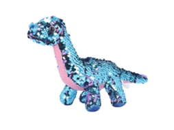 Rebe-brinquedo De Dinossauro Com Lantejoulas Reversíveis Brilhantes, Pelúcia Para Crianças, Presente De Aniversário E Festivais