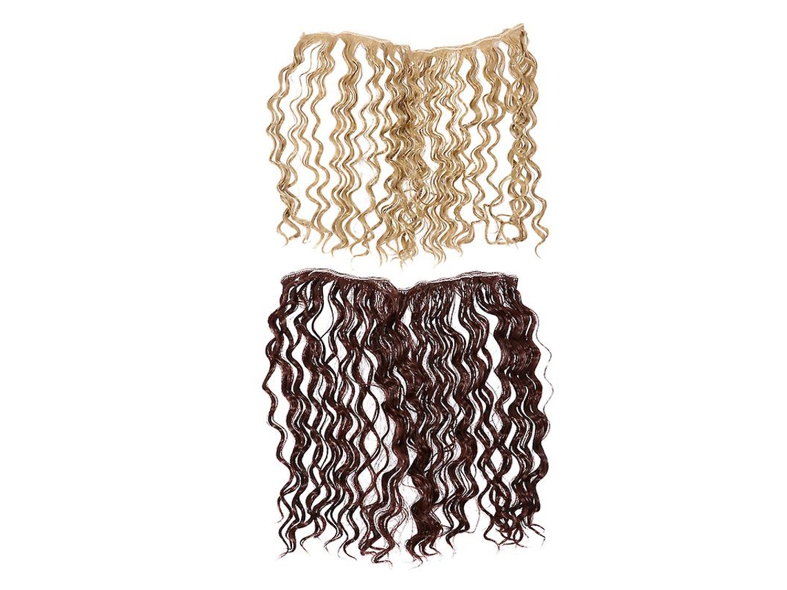 2 Peças De Cabelo De Peruca De Boneca Allinless