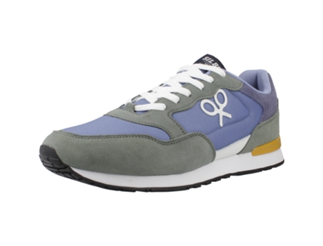 Sapatos De Homem Silbon Tecido Azul (44)