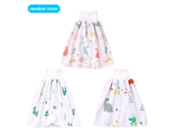 Mali 2pcs Fralda de Bebê Lavável Reutilizável 3 Camadas Algodão Macia Skirt Tamanho M