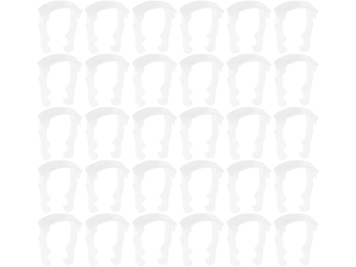 Abraçadeiras em formato de U para mangueiras, para reparos e manutenção automotiva, pacote com 200 unidades.