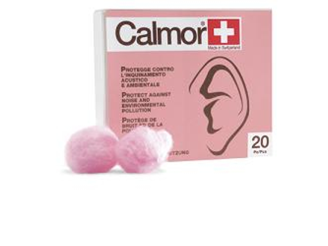 Tampão Auricular Antirruído Em Cera Natural Calmor 20 Peças Código Do Artigo 22043 Calmor