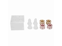 Kit De Moldes De Silicone Para Batom Diy 12,1mm Com Vários Formatos E Material Ecológico