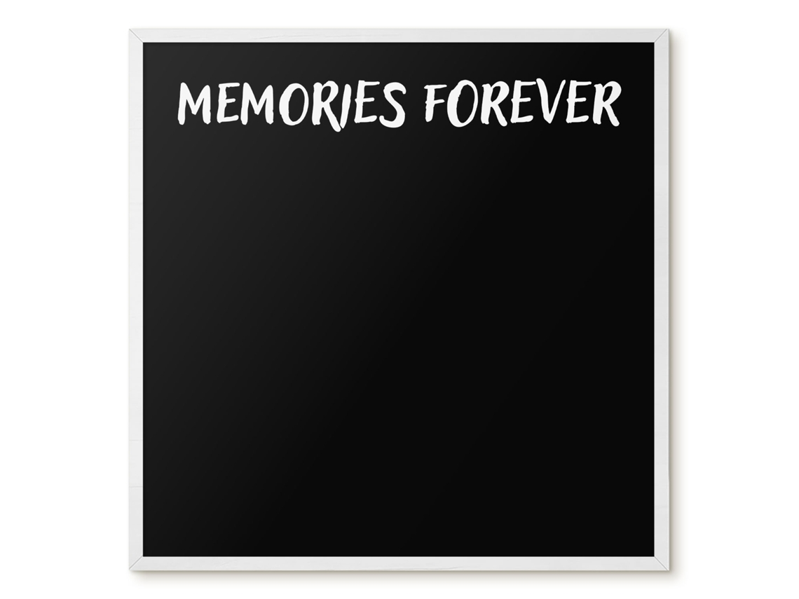 Magnetic Board Memories Forever For The Living Room Espelharte (50x50 Cm)