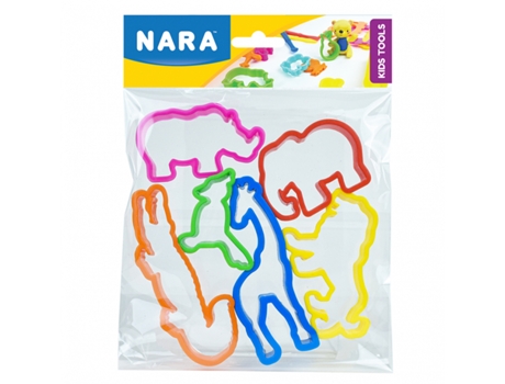 Set 6 Moldes Cortantes Tema Zoo Nara