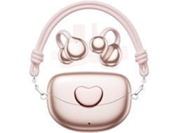 Fones De Ouvido Com Clipe Fofo, Bluetooth 6.0 Parte Traseira Aberta
