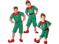 2026 traje de Elfo de Natal para Família Adultos Crianças Disfarce Auxiliar de Papai Noel Festa Cosplay Qww 4 5 Anos Crianças
