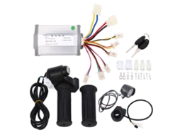 2026 kit Controlador Motor Brush 24v 1000w Acelerador Giratorio Interruptor Luz Delantera Bicicleta Eléctrica
