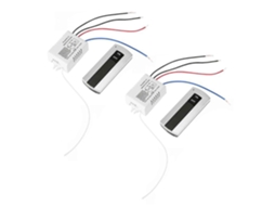 2x Canal Transmissor Digital 220v Interruptor Sem Fio Controle Remoto Luz