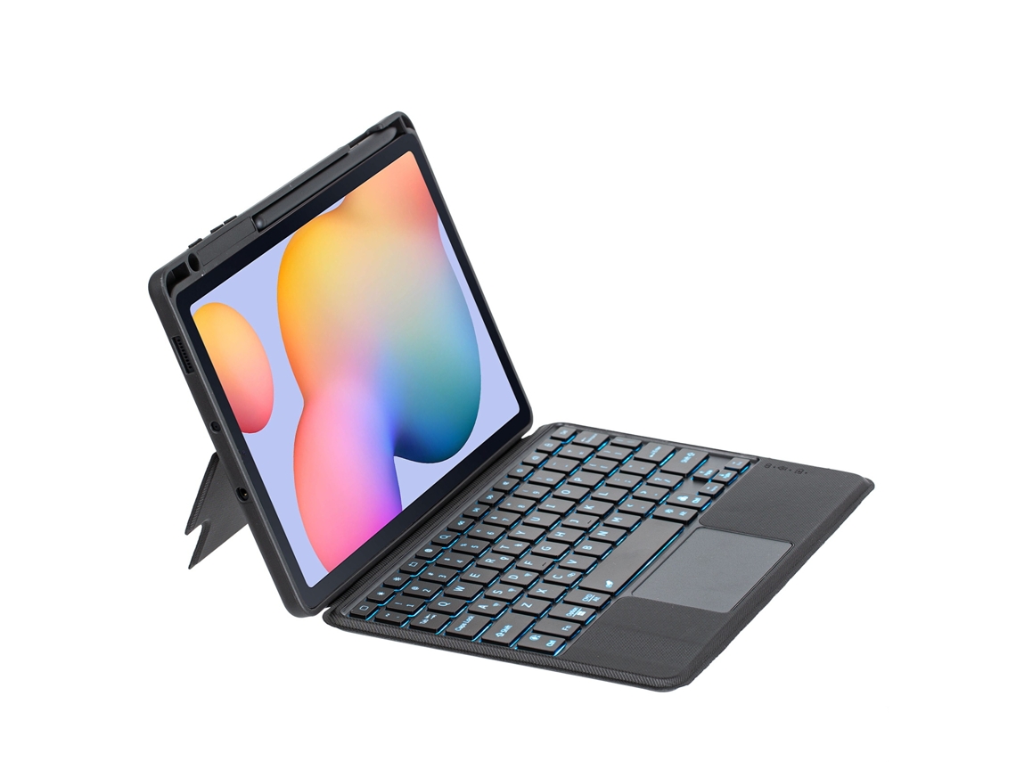 Capa de Teclado Bluetooth para Samsung Tab S10fex520 com Luz de Fundo XIAOMOYU