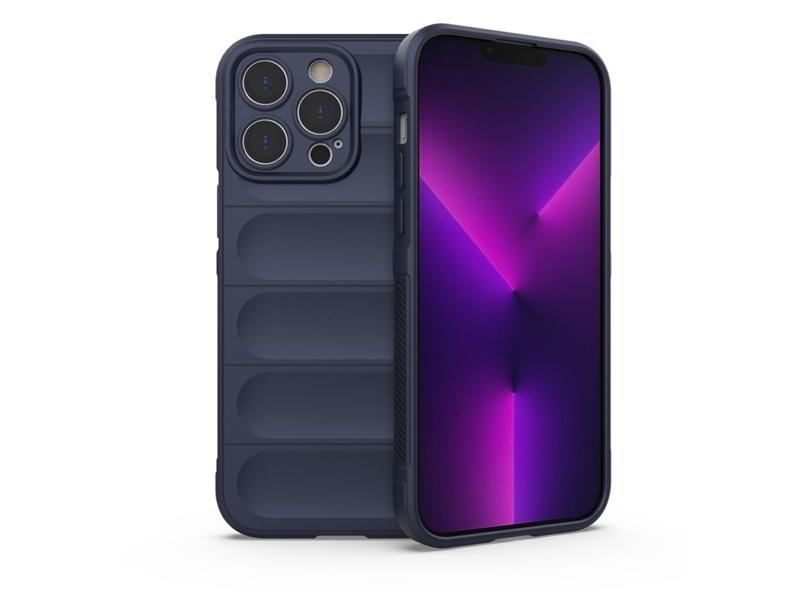 Zsanfs Capa Para Iphone 15, Antichoque, Cor Azul