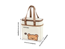(estilo Al) Bolsa Térmica Portátil Impermeável De Grande Capacidade Para Almoço, Ideal Para Alimentos.