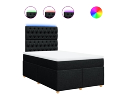 Box Spring Bed, Box Spring Beds Vidaxl Preto Tecido (120 X 190 Cm)