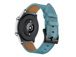 Pulseira De Couro Bovino De 22 Mm Para Relógio For Honor Gs 3 Com Linha De Costura.
