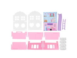 Brinquedo De Casa De Bonecas Miniatura Diy Para Crianças, Casa De Bonecas Para Montar, Presente Para Crianças E Meninas Estilo A