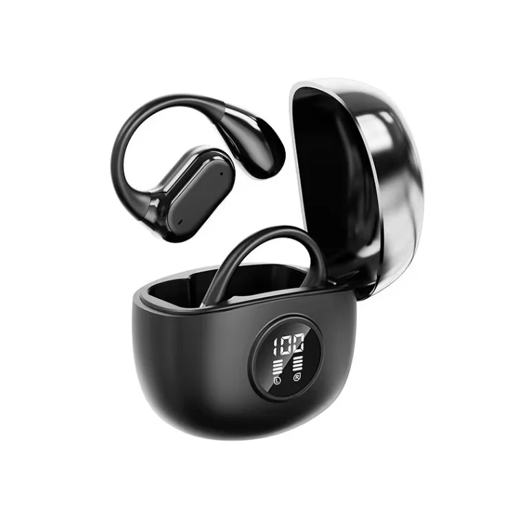 (preto) Novos Fones De Ouvido Esportivos Tws Com Clipe, Elegantes E Confortáveis.