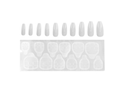 10uñas Postizas De Cofre Largas De Cubierta Completa Para Mujeres Y Niñas N5342-02