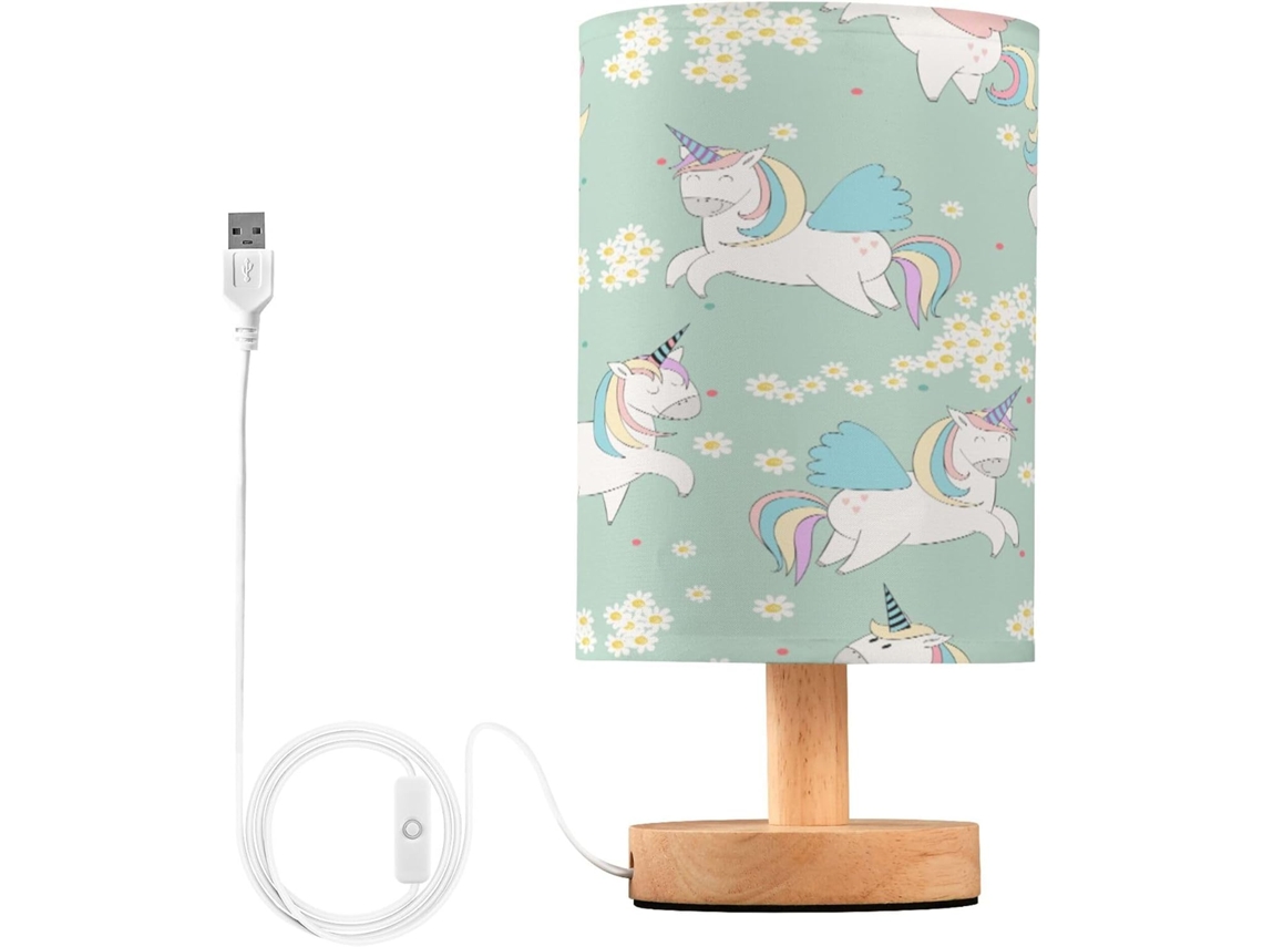 Abajur De Cabeceira Fofo E Encantador Com Porta Usb, Sem Necessidade De Lâmpada, Luz Led Quente Para Quarto, Sala De