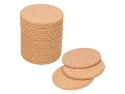 Pacote Com 20 Porta Copos De Cortiça, Porta Copos De Bar, Absorventes, Resistentes Ao Calor, Reutilizáveis Slowmoose