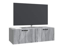 Gabinete de TV de parede MAISON EXCLUSIVE cinzento siena 98x41x30 cm