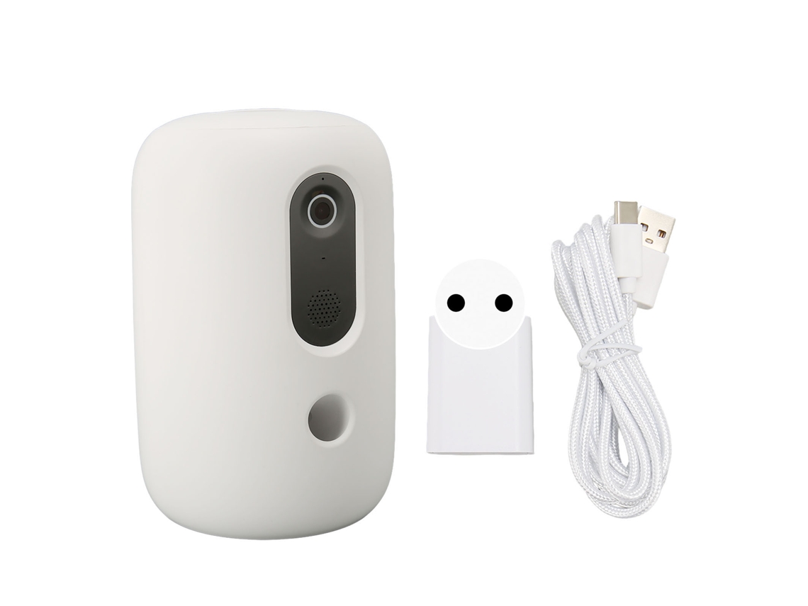 Câmera Pet Wifi 2.4ghz 2k 3mp Ultra Hd Com Dispenser