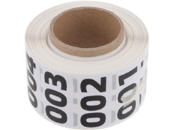 Pacote com 800 Adesivos Numerados Sequenciais Healeved, Fáceis de Colar e Remover, Adesivo Térmico, Unidades P