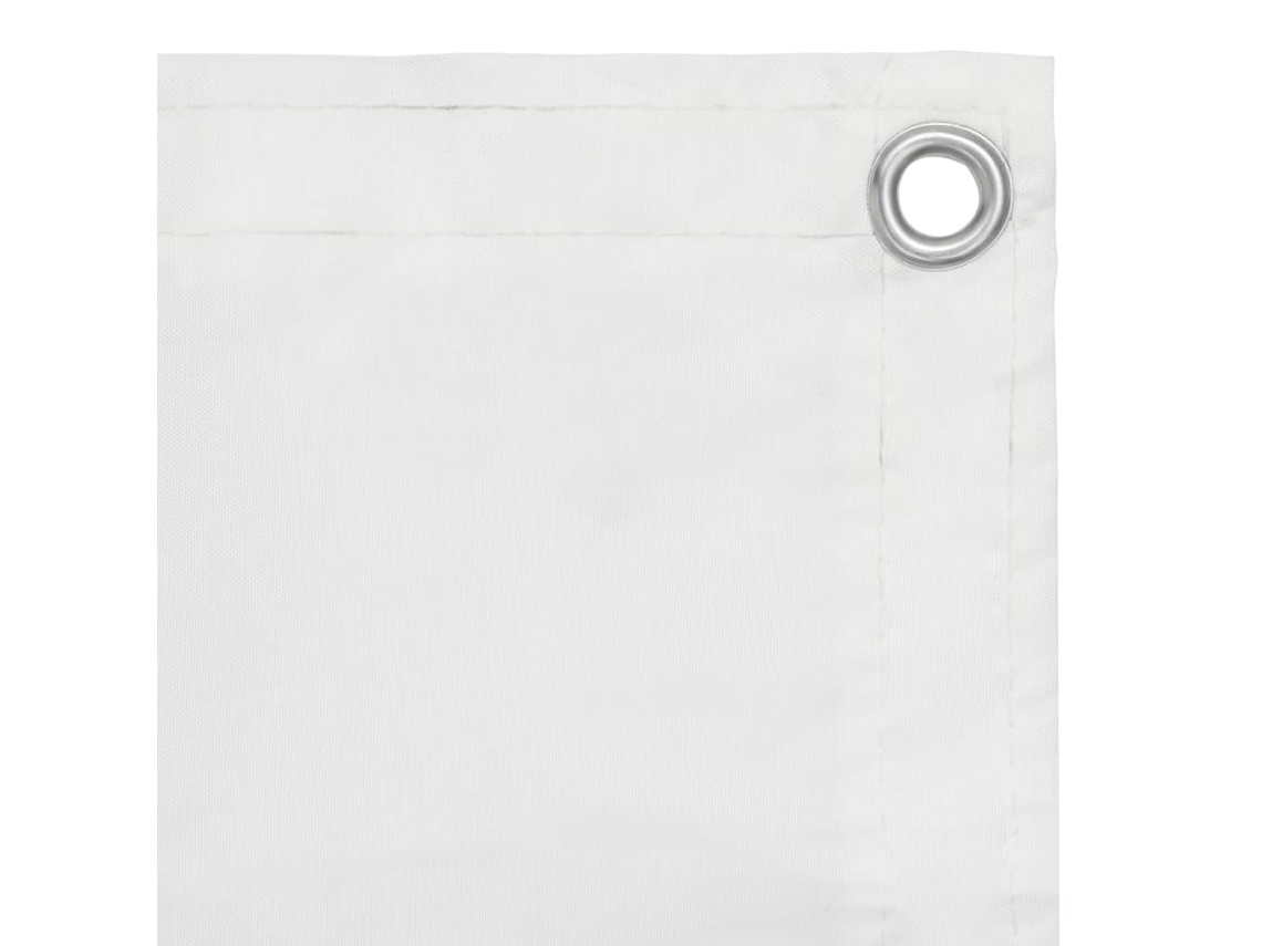Tela de Varanda 75x500 Cm Tecido Oxford Branco MAISON EXCLUSIVE