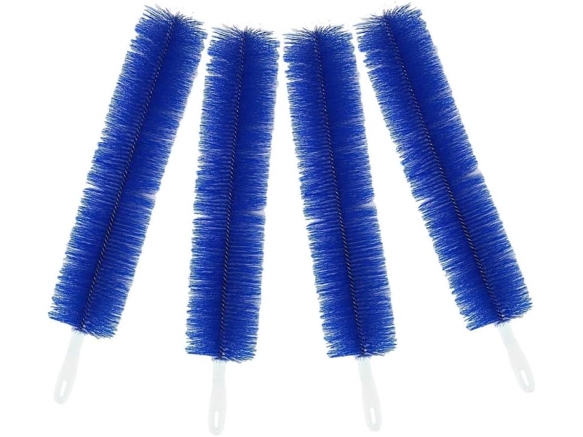 Gadpiparty Conjunto De 4 Escovas Multiuso Flexíveis E Duráveis Com Cabo Ergonômico Confortável Para Limpeza Eficaz