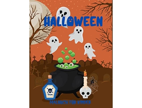 Livro Halloween Malbuch Für Kinder Niedliches Halloween-malbuch De Deeasy B (alemão)
