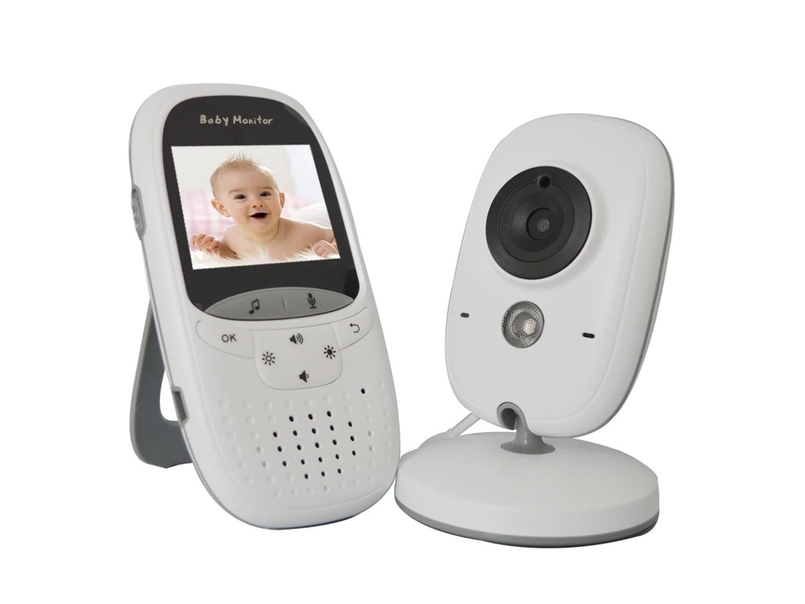 Monitor De Bebé Com Câmara E Áudio Sem Fios, Com Design Prático Elysve