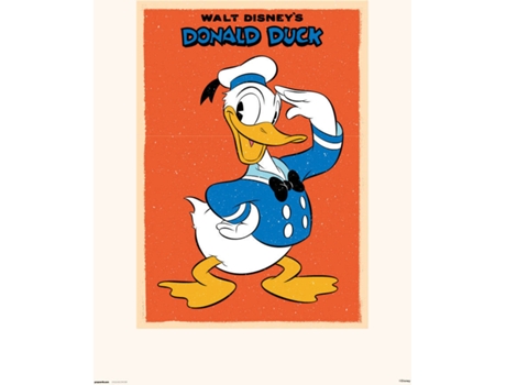 Print  30X40 Cm Donald Duck