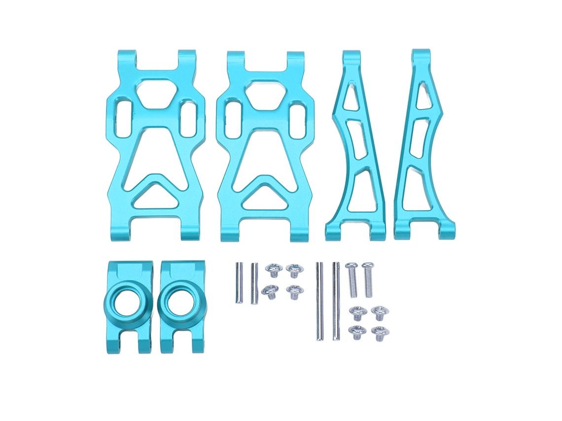 Kit Braço Suspensão Traseira Scy 1/16 Carro Rc Azul
